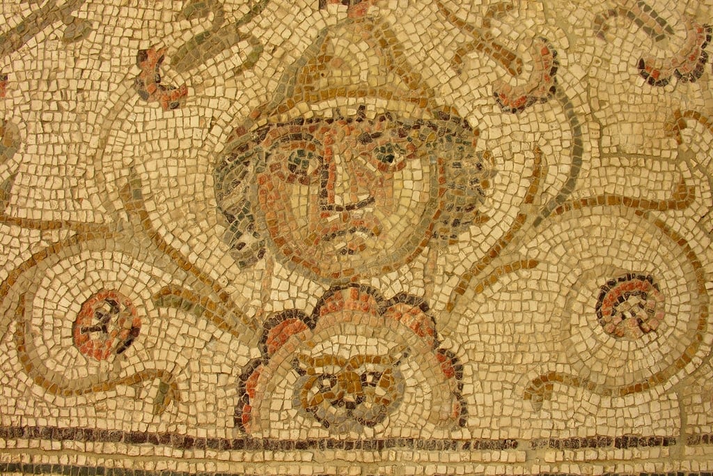 Roman mosaic in Écija, Spain
