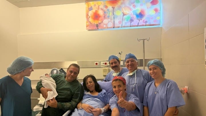 Greek couple frozen embryo