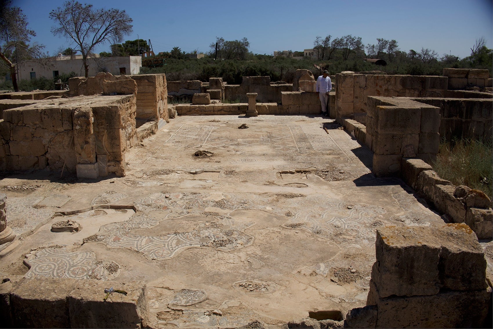 The newly cleaned Baths of Regio VII
