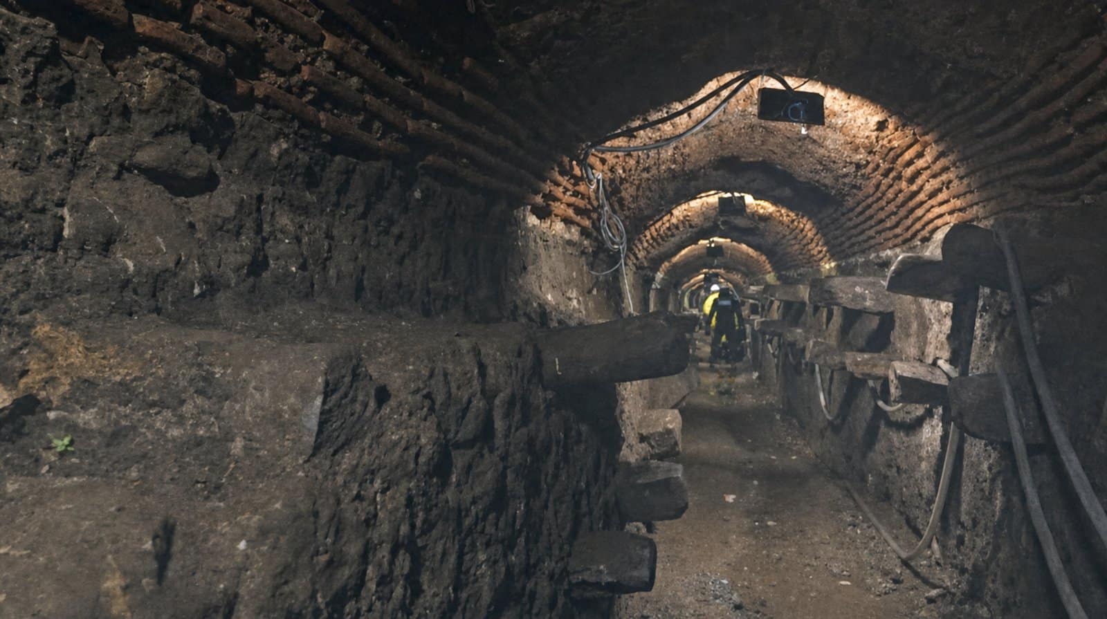 Underground tunnel system under Hagia Sophia
