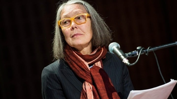 Canadian poet and translator Anne Carson, winner of the 2026 Nobel Prize in Literature. Her work engages with ancient Greek literature and reimagines classical themes for contemporary readers.