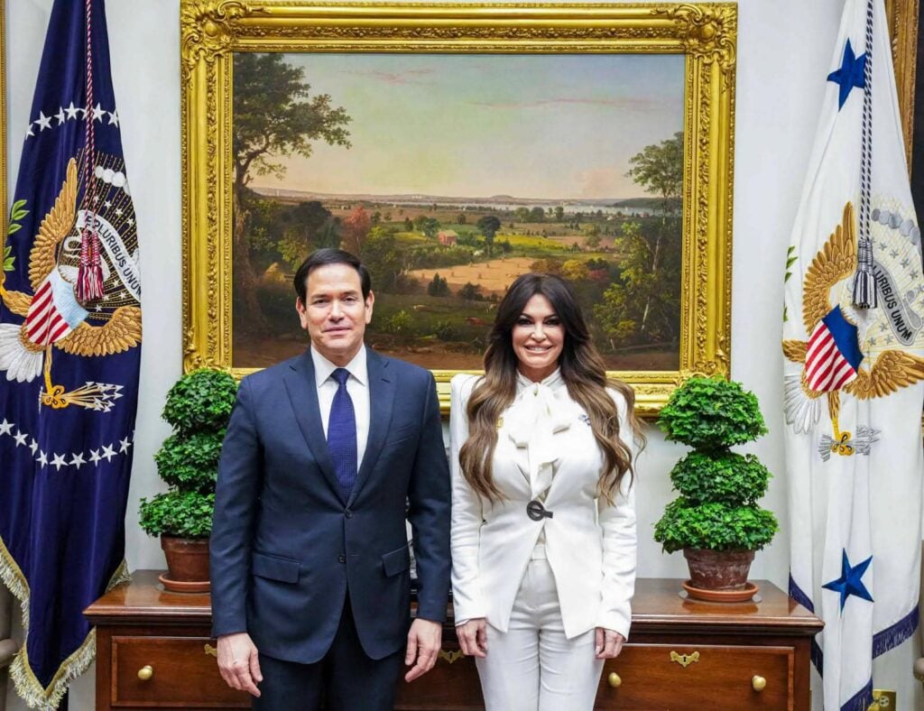 Marco Rubio and Kimberly Guilfoyle