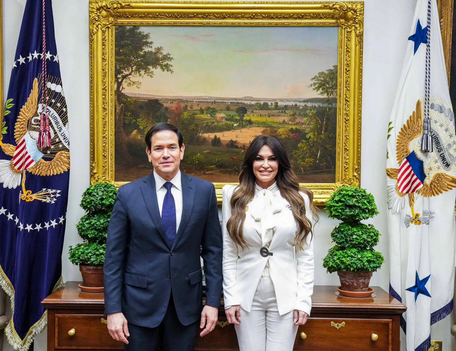 Marco Rubio and Kimberly Guilfoyle