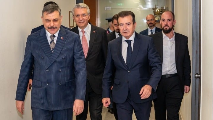 Turkish Interior Minister Mustafa Çiftçi and Greek Citizen Protection Minister Michalis Chrisochoidis