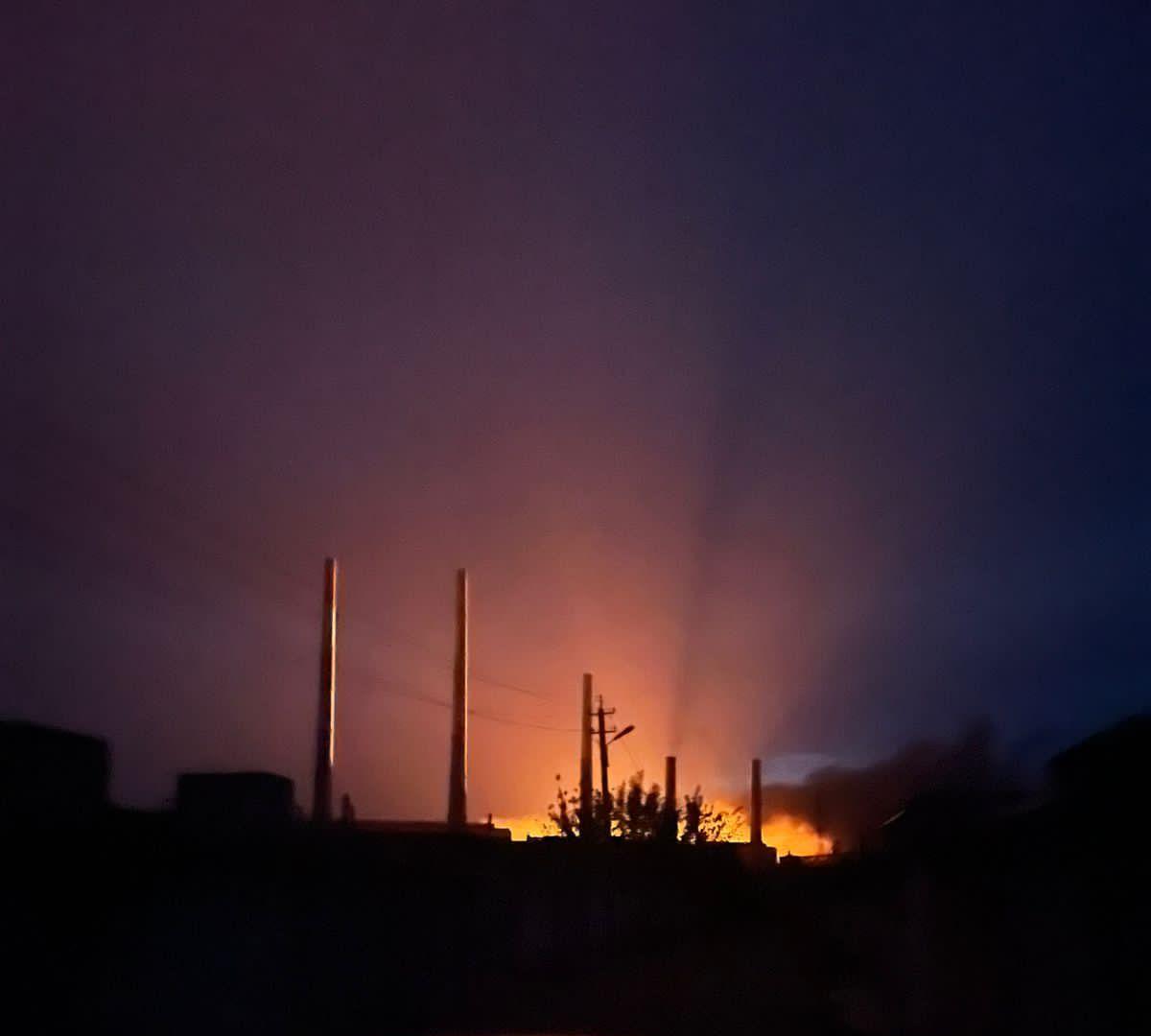 Russia struck a power plant in Kharkiv. Archive - National Police of Ukraine.