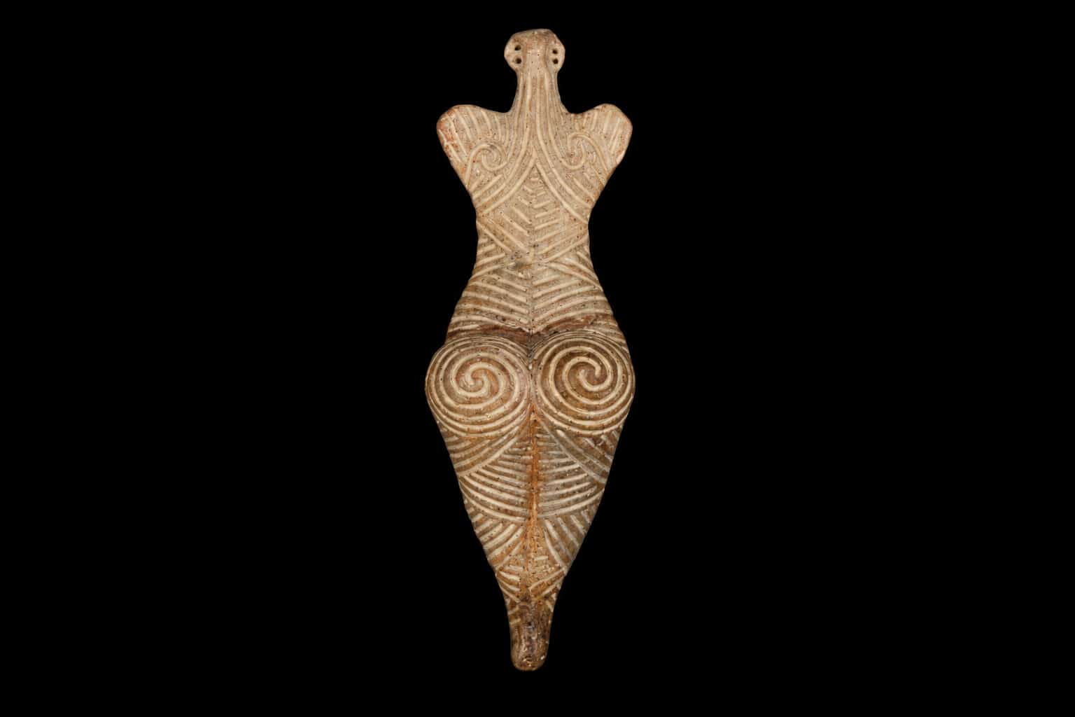 A goddess figurine from the Cucuteni–Trypillia culture, Romania
