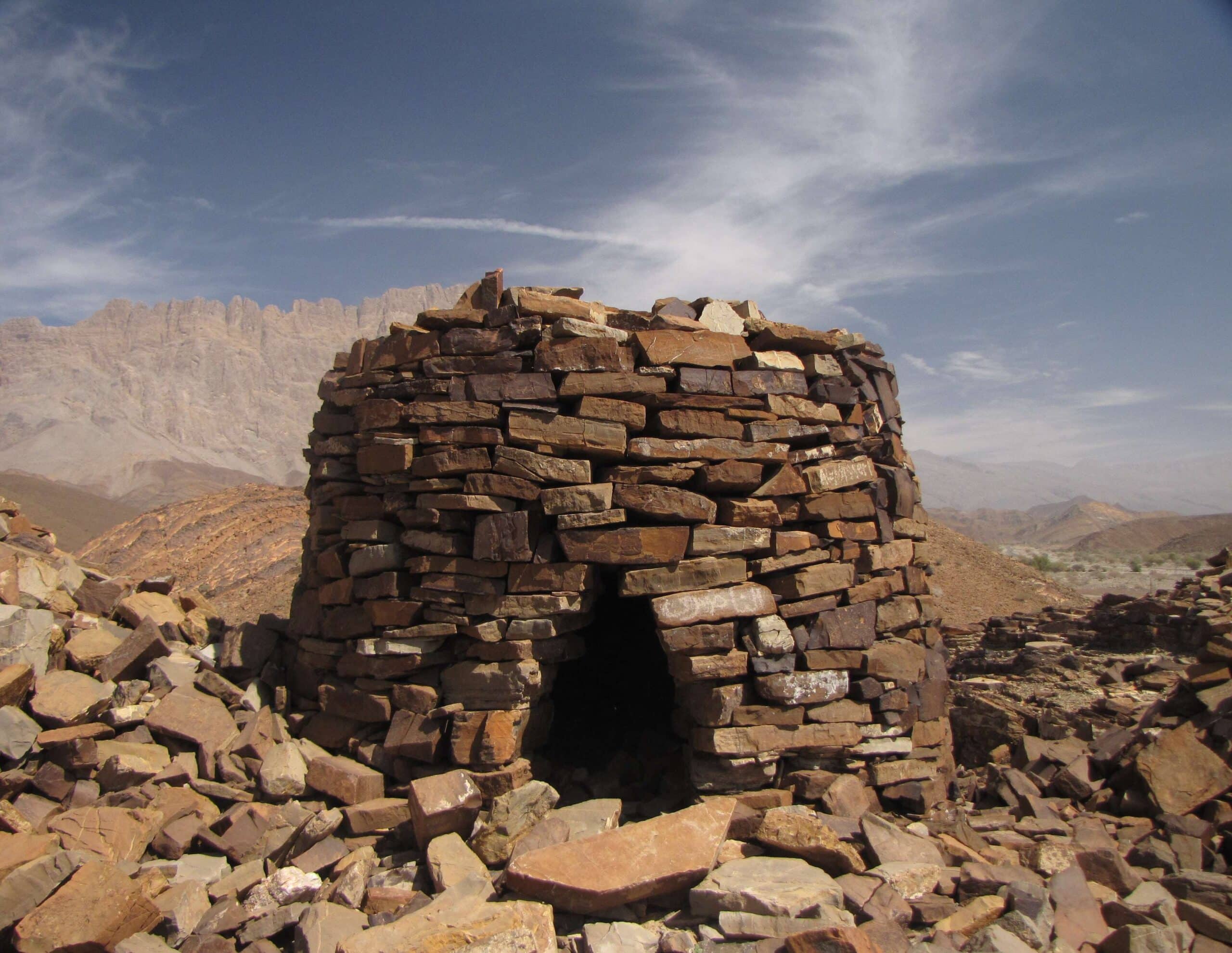 A prehistoric stone tomb at Al Ayn in Oman, reflecting the region's ancient burial traditions