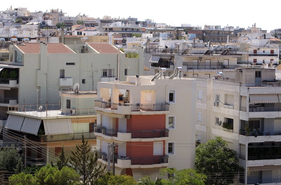 Residential apartment buildings in Athens, Greece. Photo: Symela Pantzartzi/ANA-MPA, File photo