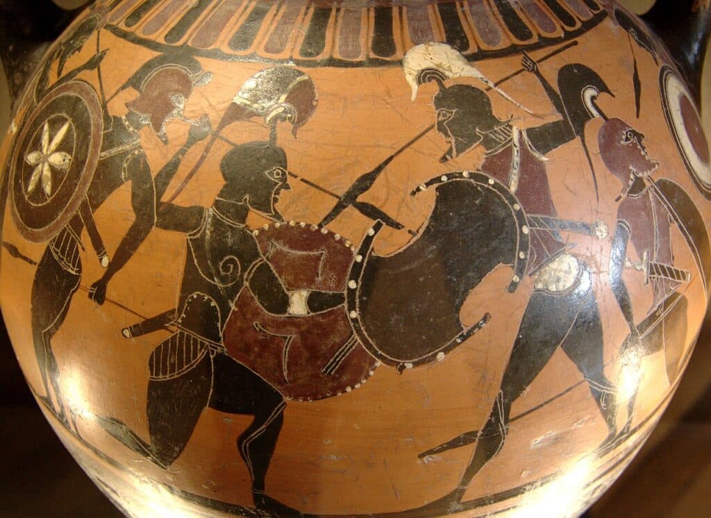ancient Greek warfare music