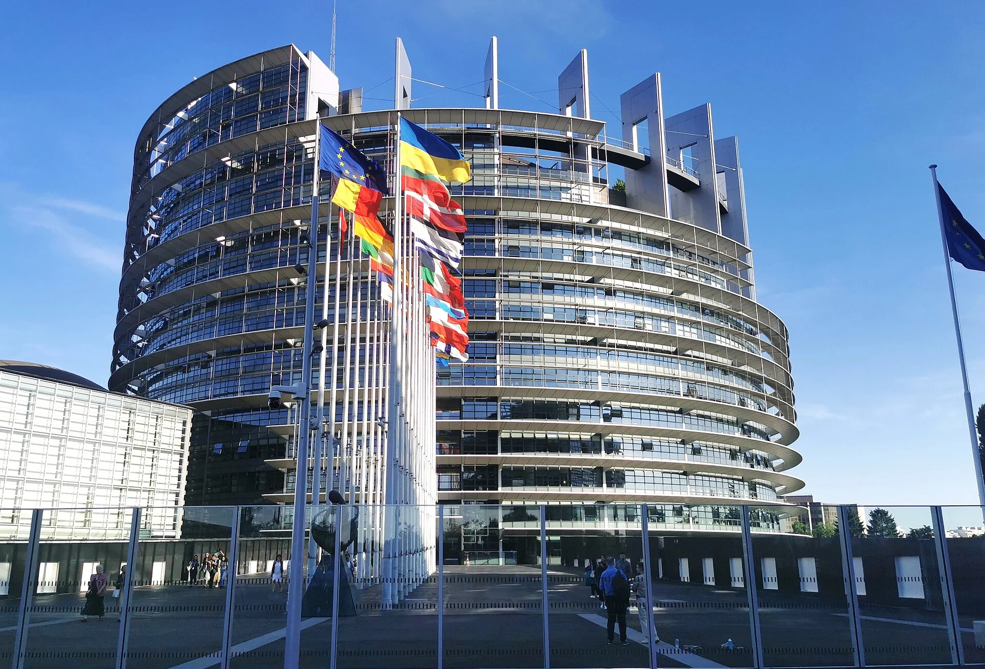 European Parliament building in Brussels