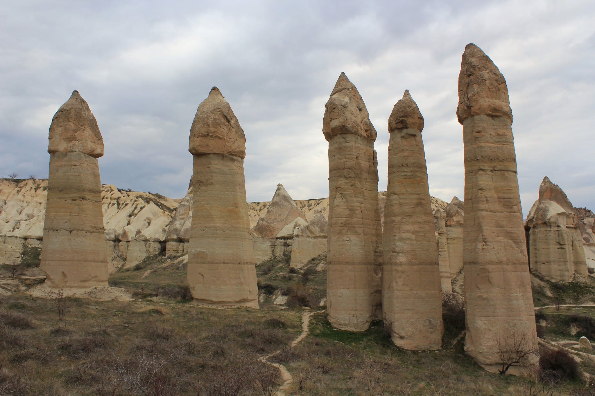 Fairy chimneys in Turkey's Cappadocia region