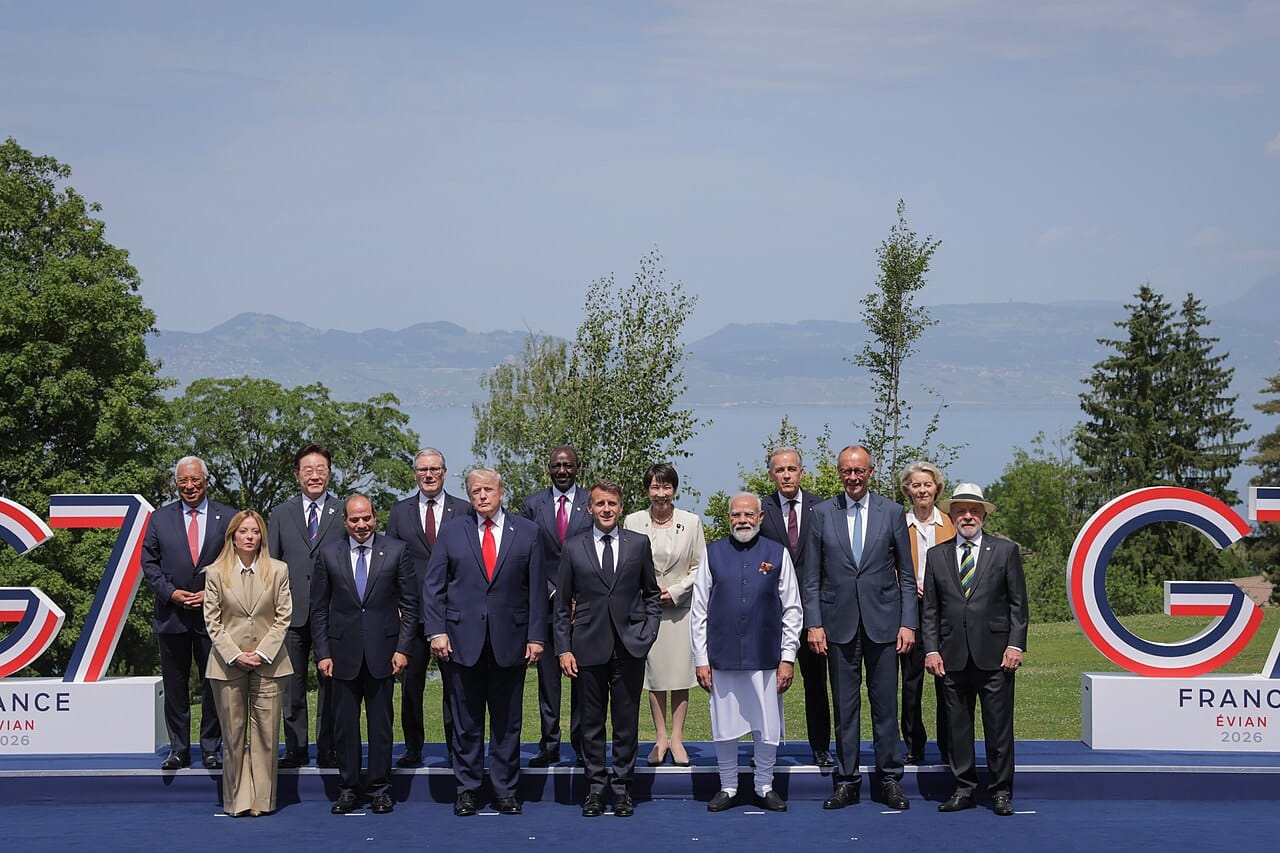 G7 leaders at the 2026 Évian summit