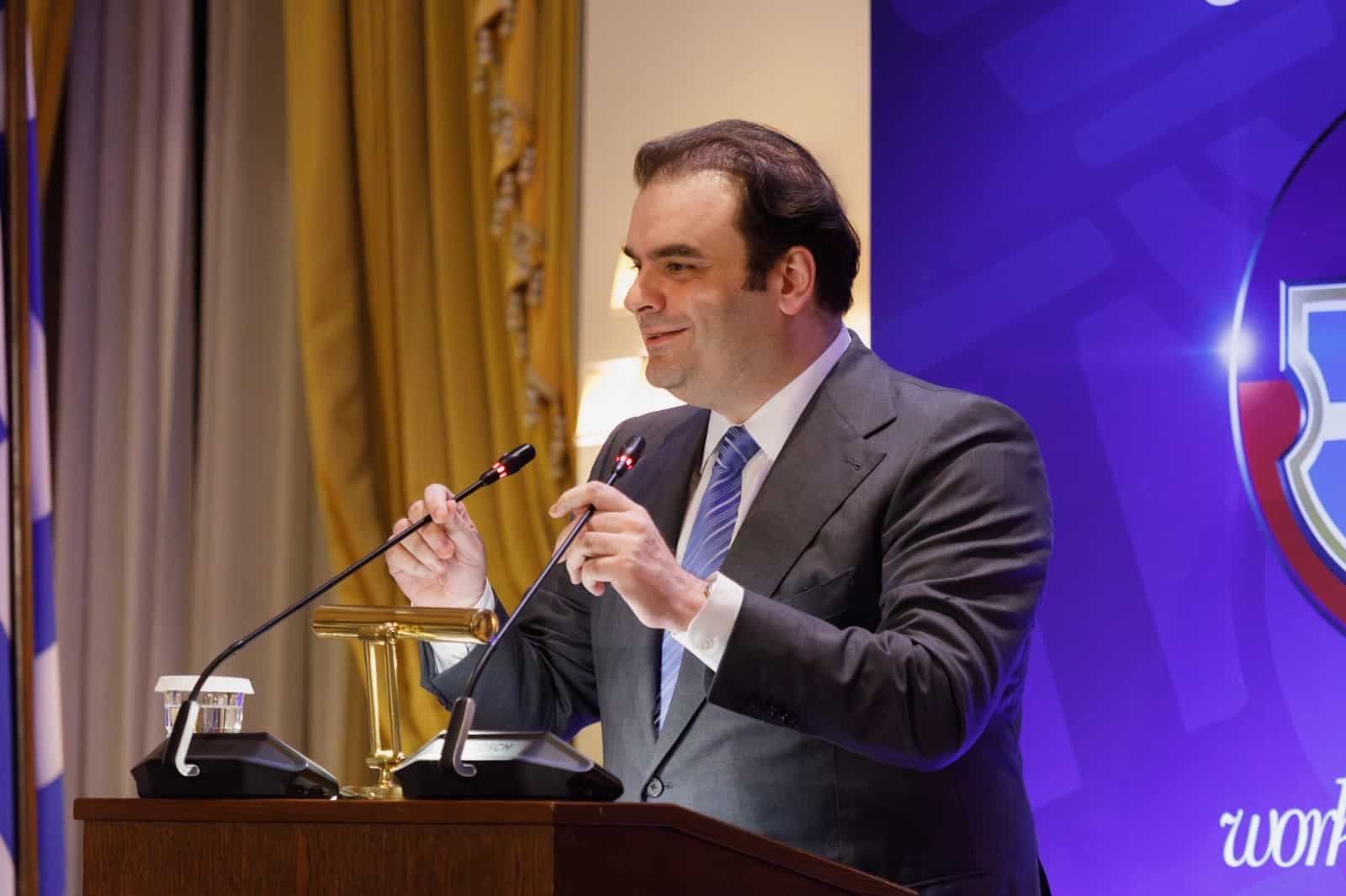 Kyriakos Pierrakakis, Minister of National Economy and Finance, addressing the British-Hellenic Chamber of Commerce