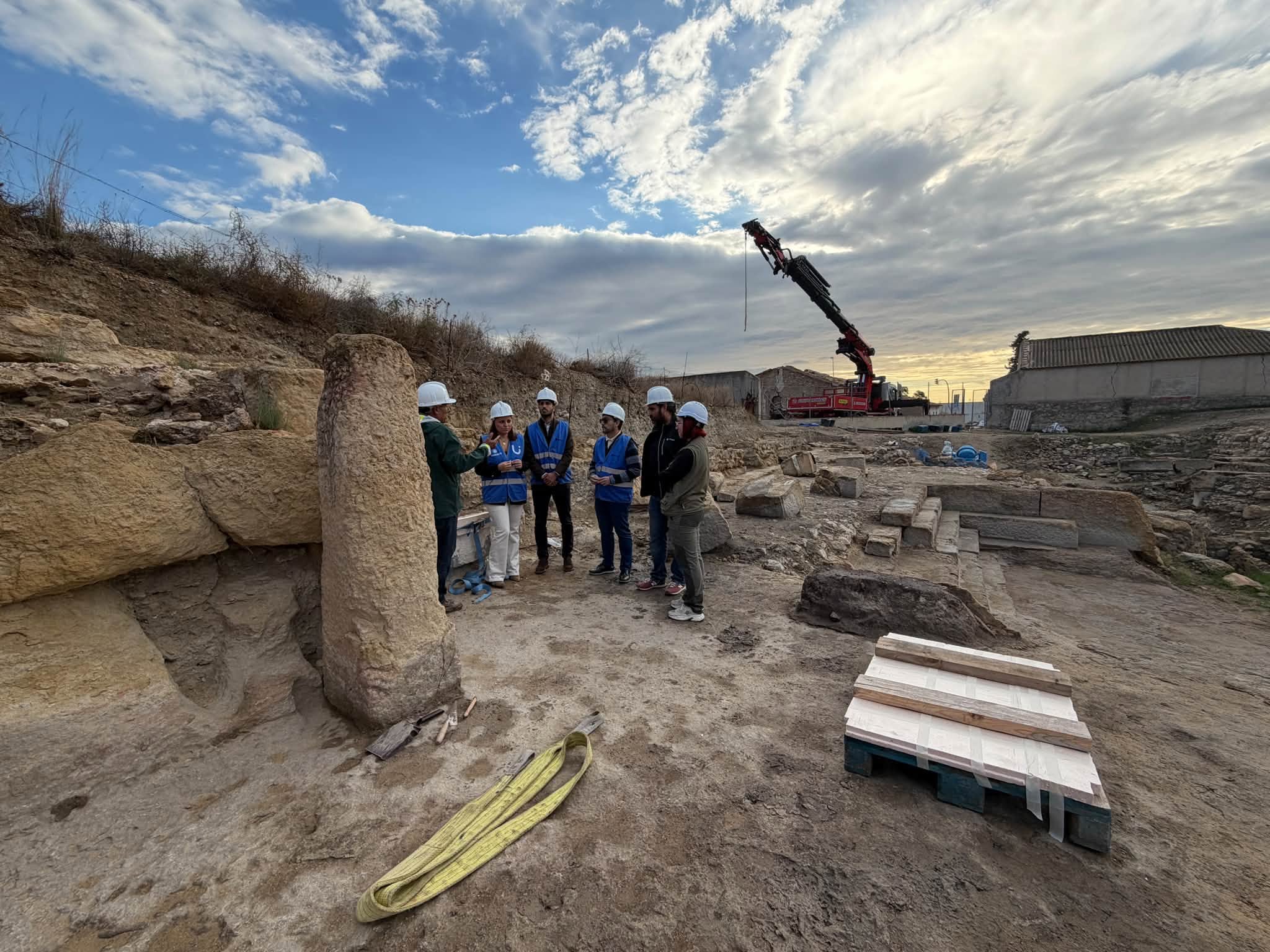 Nearly 16-Foot Roman Inscription Found in Ancient Baths in Spain ...