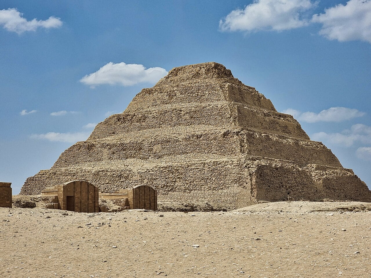 The Step Pyramid of Djoser at Saqqara, Egypt