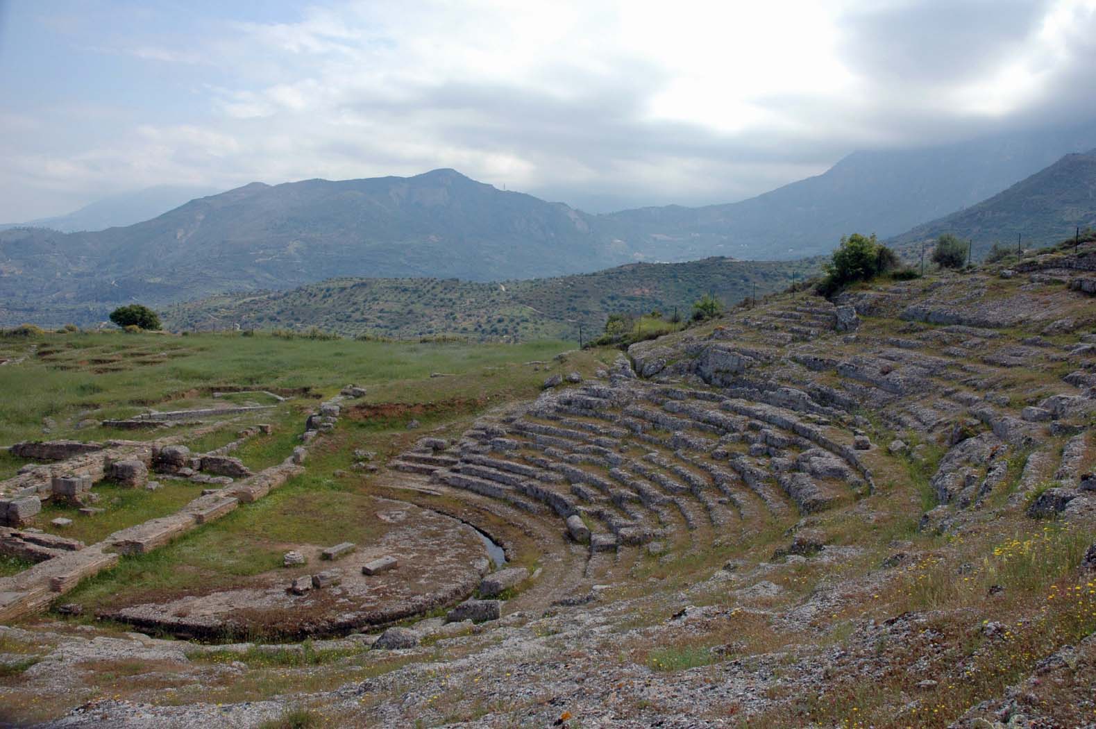 Theatre in the ancient Greek city of Aigeira